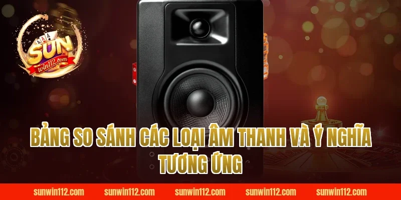 Bảng So Sánh Các Loại Âm Thanh Và Ý Nghĩa Tương Ứng